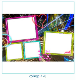Collage picture frame 128
