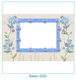 flower photo frame 2203