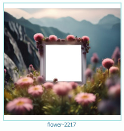 flower photo frame 2217