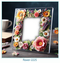 flower photo frame 2225