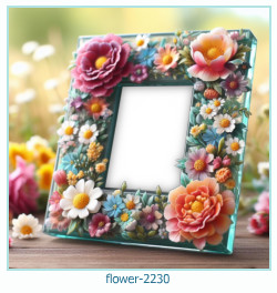 flower photo frame 2230