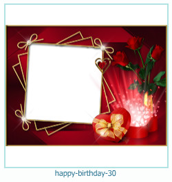 happy birthday frames 30