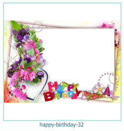 happy birthday frames 32